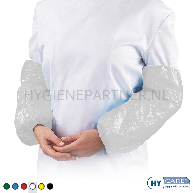 DI201001-50 Hycare disposable overmouw 20 mu polyethyleen 40x20 cm wit